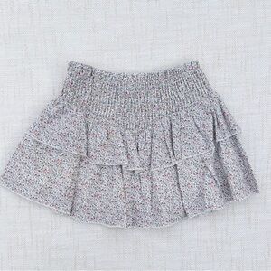 Katie J NYC Floral Mini Skirt Small